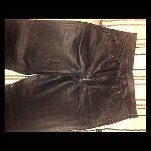 Leather pants